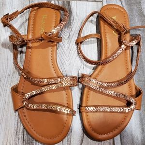 Strappy Flat Sandals